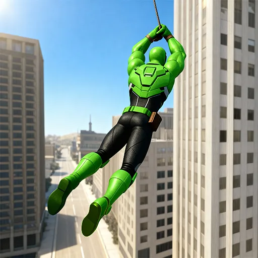 Game icon for Super Rope: Hero Flying by Staga